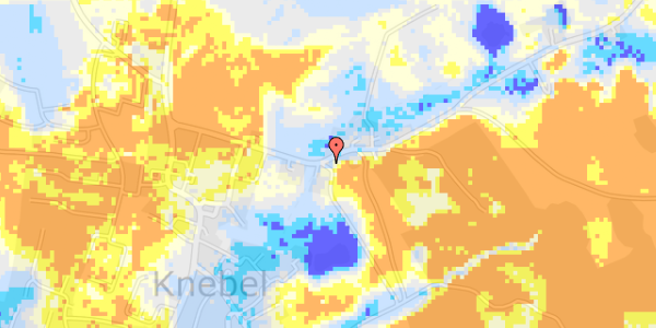 Ekstrem regn på Porskærvej 16