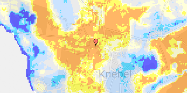 Ekstrem regn på Præstetoften 1