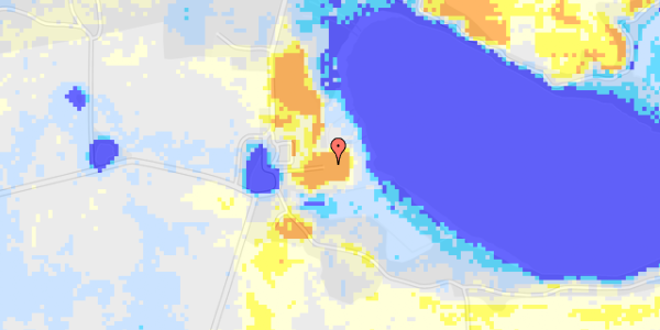 Ekstrem regn på Rugårdsvej 14