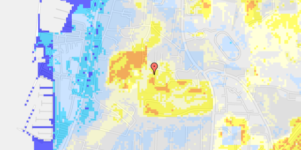 Ekstrem regn på Skanseparken 69, 1. th