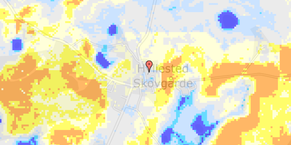 Ekstrem regn på Skovgårde Bygade 8