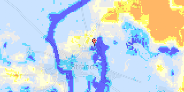 Ekstrem regn på Strands Bygade 3