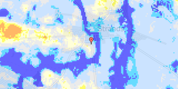 Ekstrem regn på Strands Havvej 22