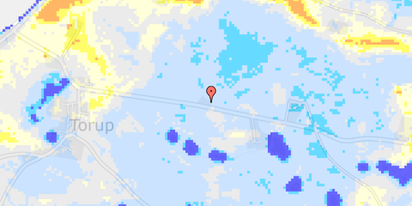 Ekstrem regn på Søndre Molsvej 11