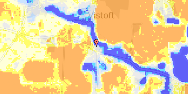 Ekstrem regn på Søndre Molsvej 27