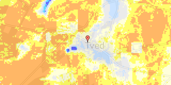 Ekstrem regn på Tved Bygade 29