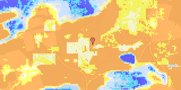 Ekstrem regn på Vester Herredsvej 18