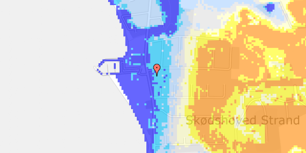 Ekstrem regn på Vestre Strandvej 41