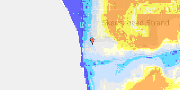 Ekstrem regn på Vestre Strandvej 53A