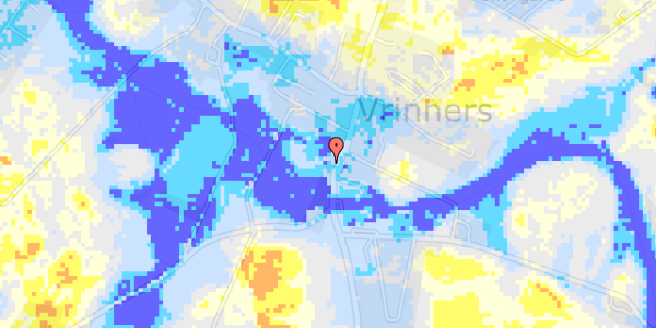 Ekstrem regn på Vrinners Bygade 26