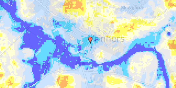 Ekstrem regn på Vrinners Bygade 31