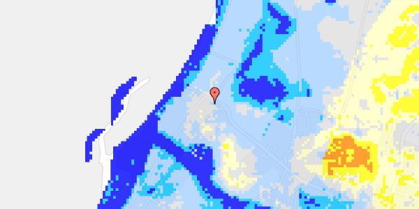 Ekstrem regn på Vrinners Strandvej 1