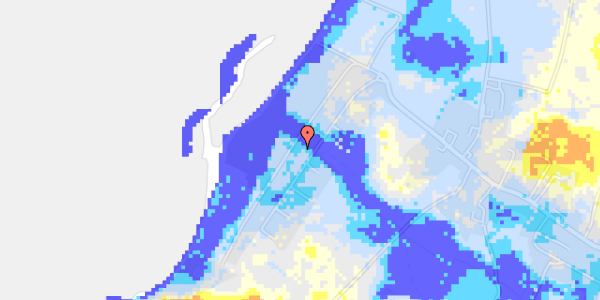 Ekstrem regn på Vrinners Strandvej 21