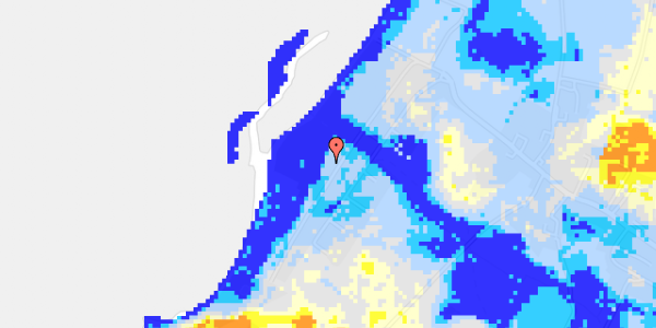 Ekstrem regn på Vrinners Strandvej 30