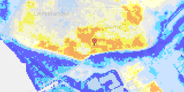 Ekstrem regn på Øer Højden 1