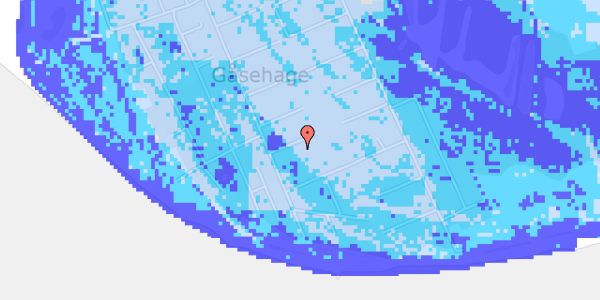 Ekstrem regn på Øreflippen 23