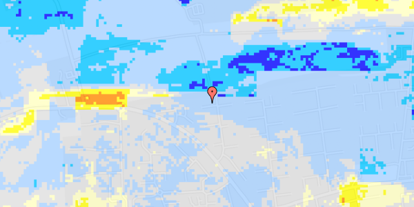 Ekstrem regn på Christinedahlsvej 31