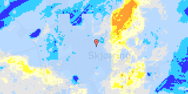 Ekstrem regn på Farrevej 15