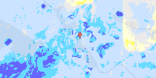 Ekstrem regn på Hedevej 2