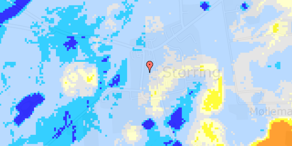 Ekstrem regn på Kirkebakken 12