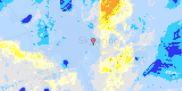 Ekstrem regn på Kirkevej 2