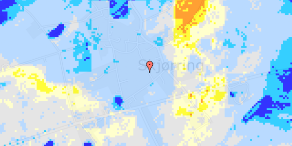 Ekstrem regn på Kirkevej 12