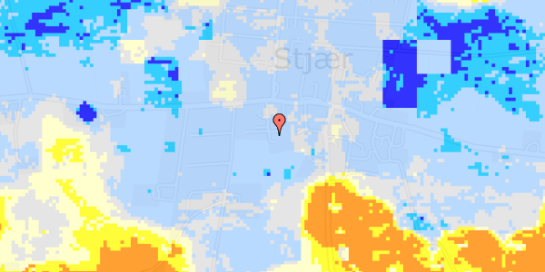 Ekstrem regn på Møllevejen 15