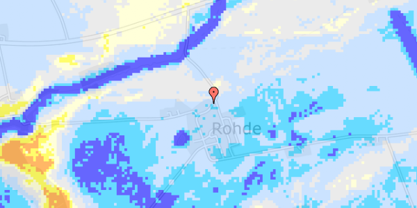 Ekstrem regn på Rohde 25