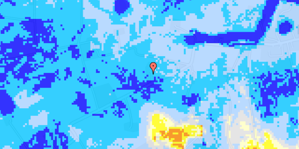 Ekstrem regn på Ryvej 172