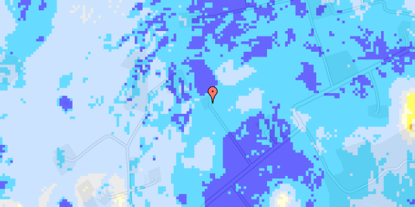 Ekstrem regn på Ryvej 200