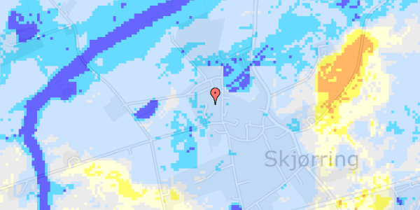Ekstrem regn på Skjoldsbjergvej 2
