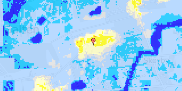 Ekstrem regn på Spireavej 6