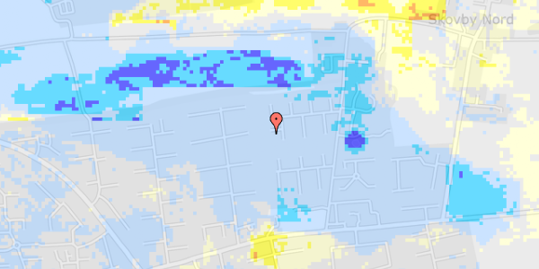 Ekstrem regn på Tunøvej 35