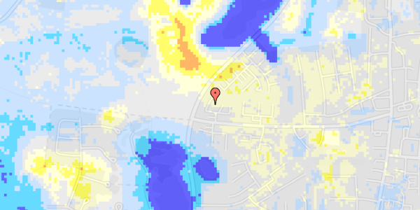 Ekstrem regn på Vestergade 90