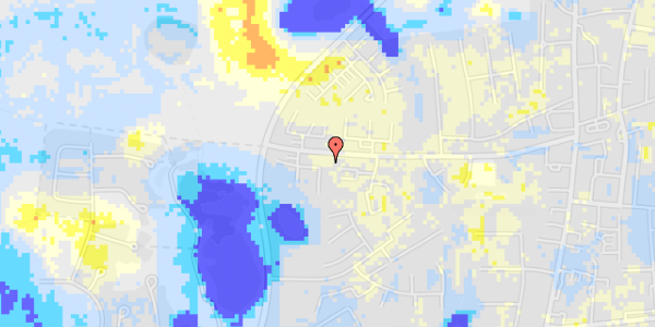 Ekstrem regn på Vestergade 107