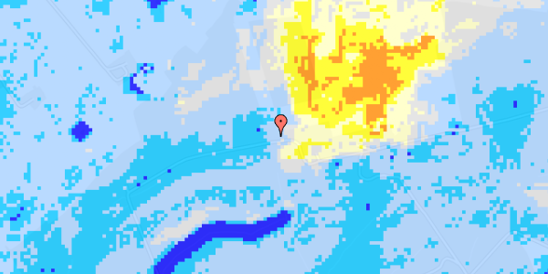 Ekstrem regn på Voldbyvej 89