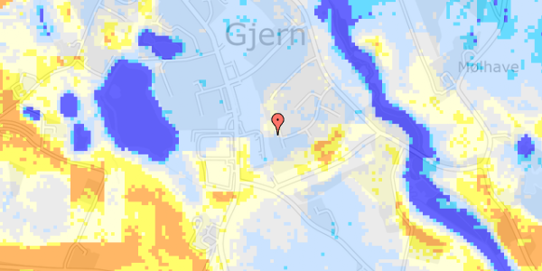 Ekstrem regn på Fussingbjerg 44