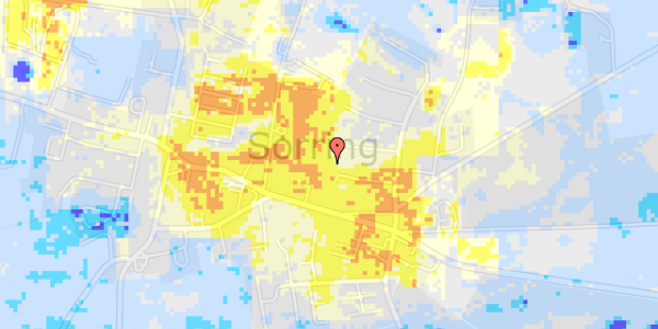 Ekstrem regn på Hjejlevej 13F