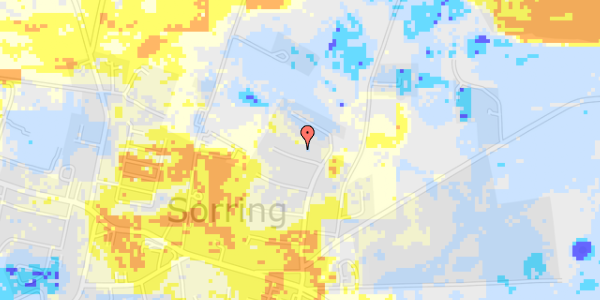 Ekstrem regn på Hjejlevej 89