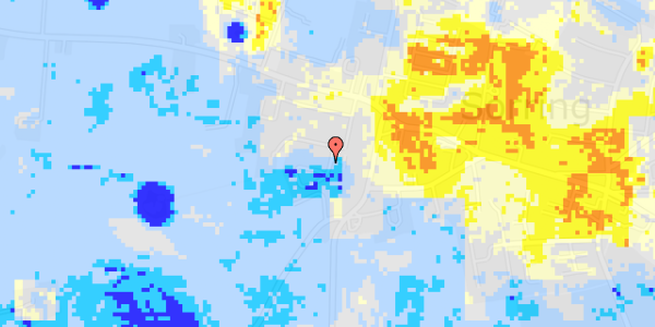 Ekstrem regn på Høghgårdsvej 10