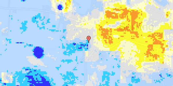 Ekstrem regn på Høghgårdsvej 25