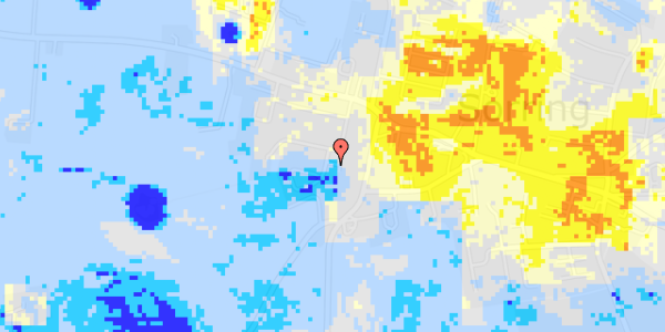 Ekstrem regn på Høghgårdsvej 29