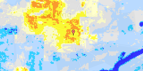 Ekstrem regn på Kastanievej 9