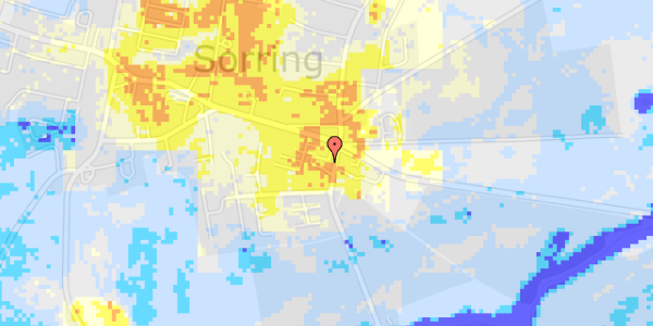 Ekstrem regn på Kastanievej 17