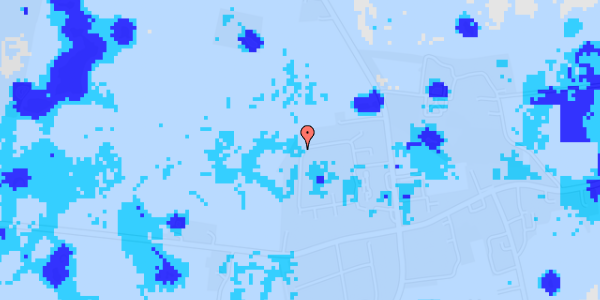 Ekstrem regn på Nørrekrogen 32