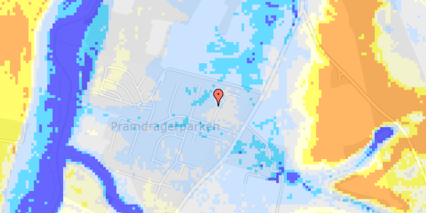 Ekstrem regn på Pramdragerparken 16