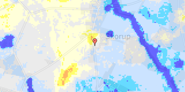 Ekstrem regn på Skorupgårdsvej 35