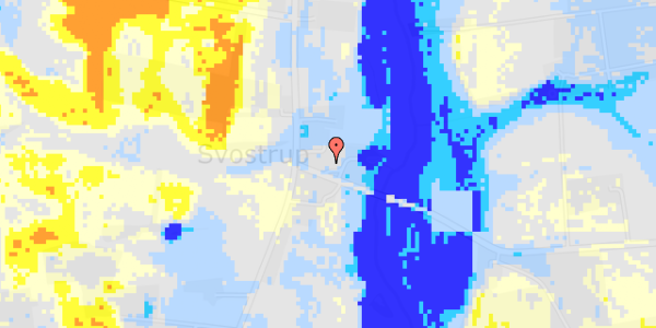 Ekstrem regn på Svostrupvej 60