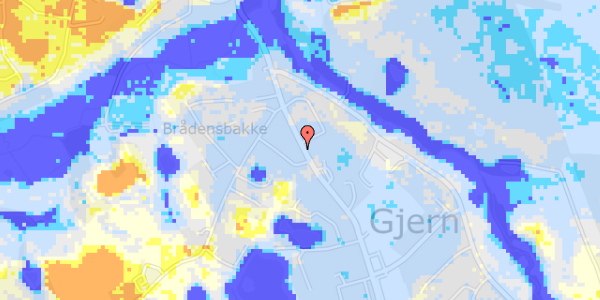 Ekstrem regn på Søndergade 20