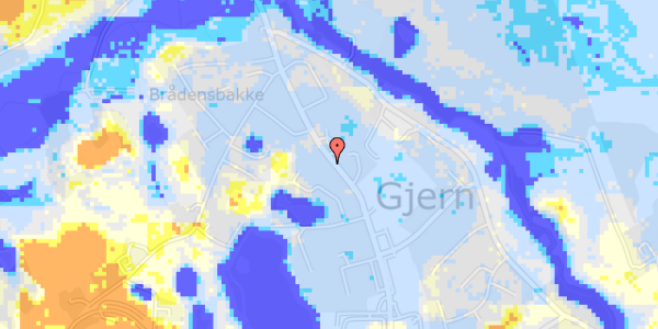 Ekstrem regn på Søndergade 32